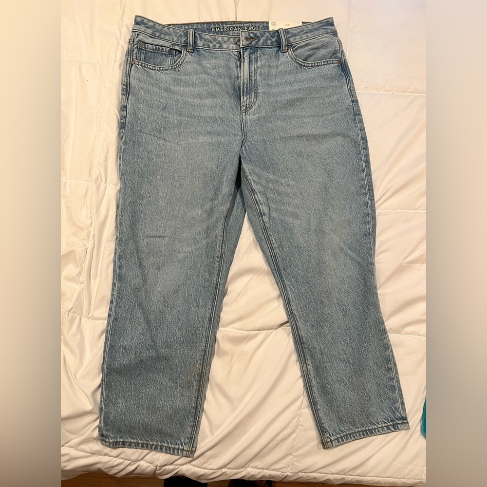 American eagle strigid mom jean 14 x-short NWT